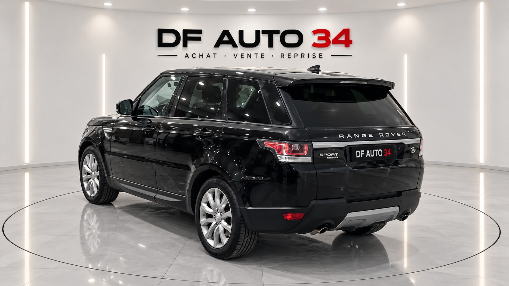 Range Rover Sport TDV6 — Vue arrière côté opposé